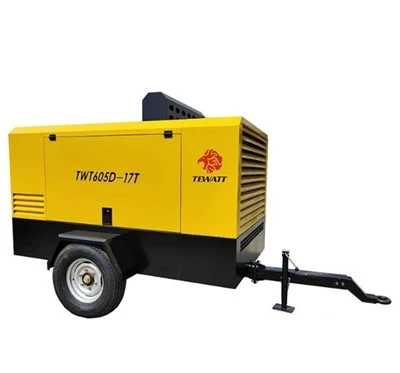 Compressor de ar diesel montado em reboque 35Bar