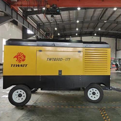 Compressor de ar móvel de parafuso rotativo TEWATT